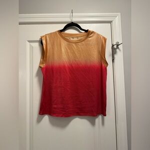 Porridge ombré women’s top purchased from Anthropologie